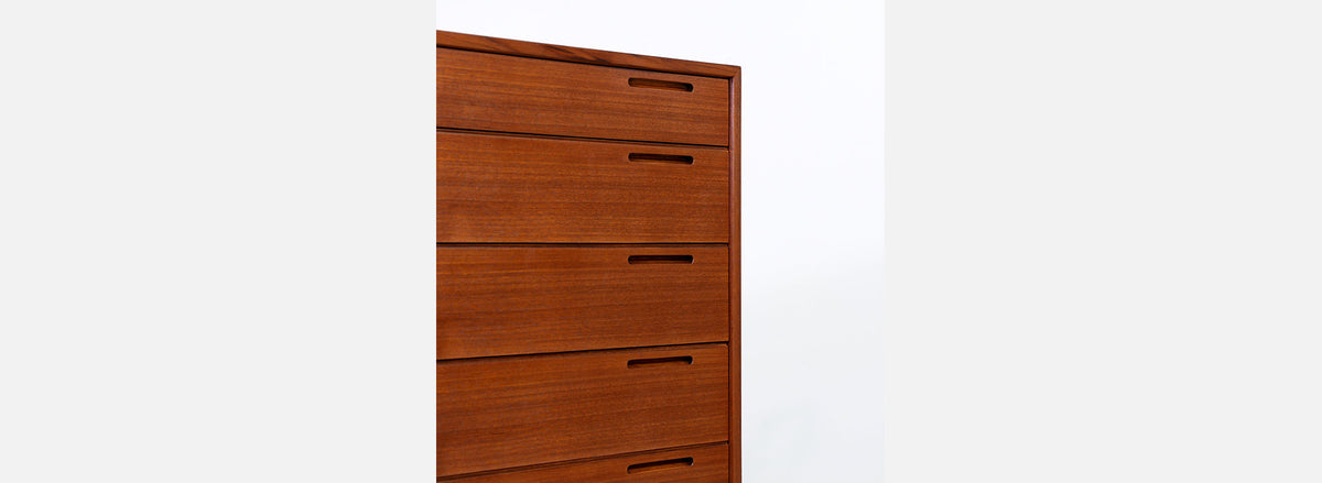 Danish Modern Teak Chest of Drawers by William Watting