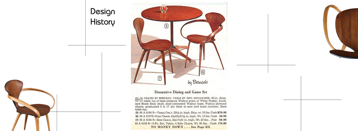 Set of 4 "Pretzel" Armchairs by Norman Cherner for Plycraft