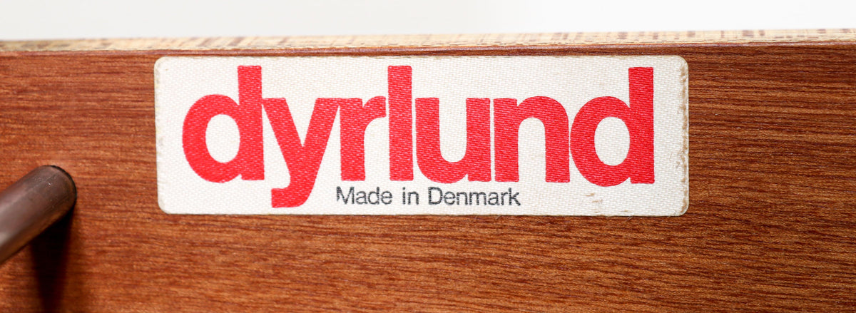 Danish Modern Floating-Top Teak Desk with Bookcase by Dyrlund