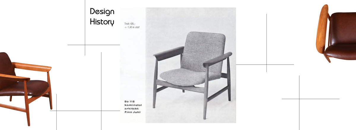 Finn Juhl Model BO-118 Cognac Leather & Teak Lounge Chair