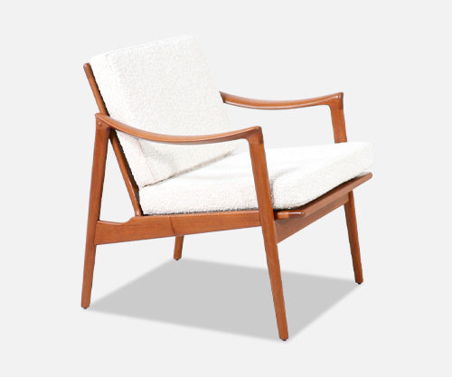 Fredrik Kayser Sculpted Teak Lounge Chair for Vatne Mobelfabrikk