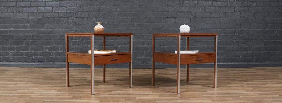 Paul McCobb "Linear Group" Night Stands for Calvin Furniture