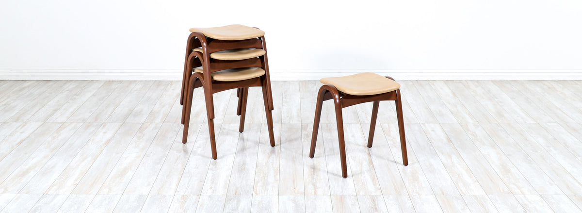 Isamu Kenmochi Staking Stools for Akita Mokko