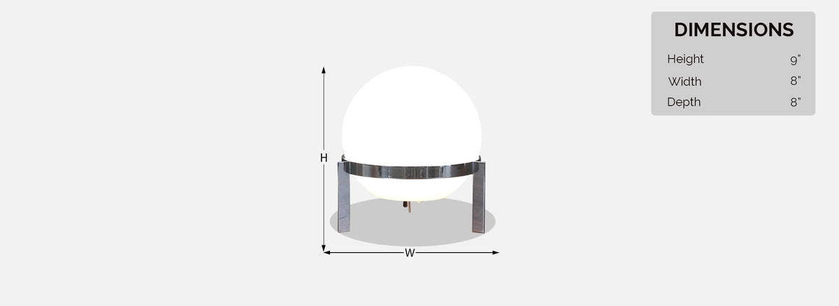Mid-Century Modern "La Ligne" Table Lamp by Alfred Hablützel 
