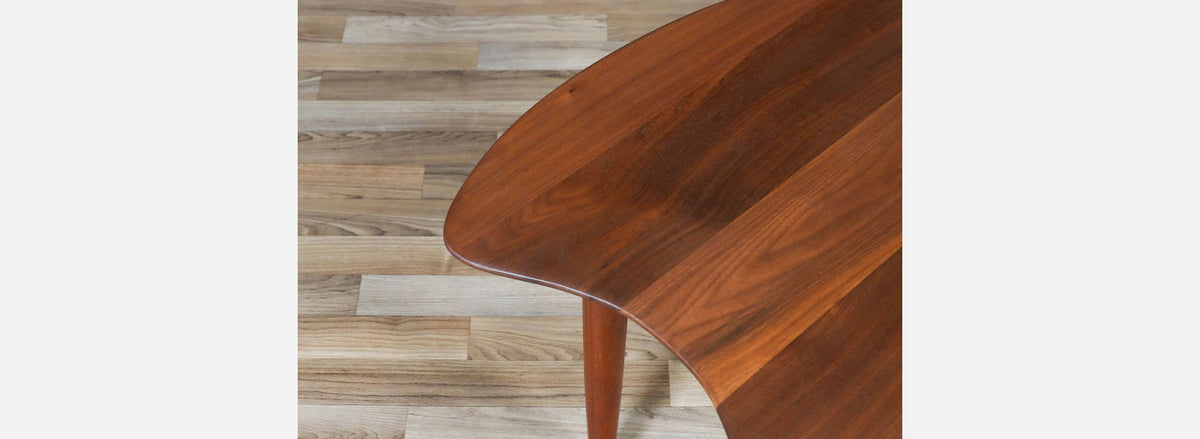 California Modern Sculpted Floating-Top Side Tables by Ace-Hi