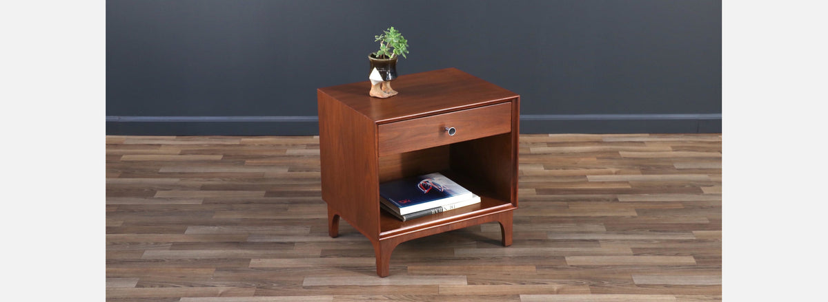 Richard Thompson Walnut Night Stand for Glenn of California