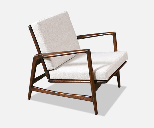 Danish Modern Reclining Lounge Chair by Ib Kofod-Larsen