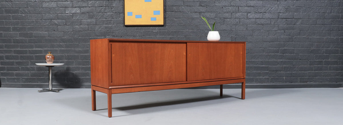 Danish Modern Teak Credenza by Aksel Kjersgaard