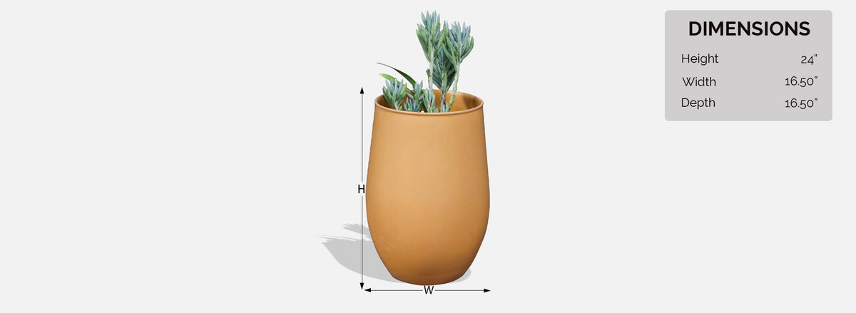 Californian Pro Artisan Mustard Planter by David Cressey & Raul Coronel