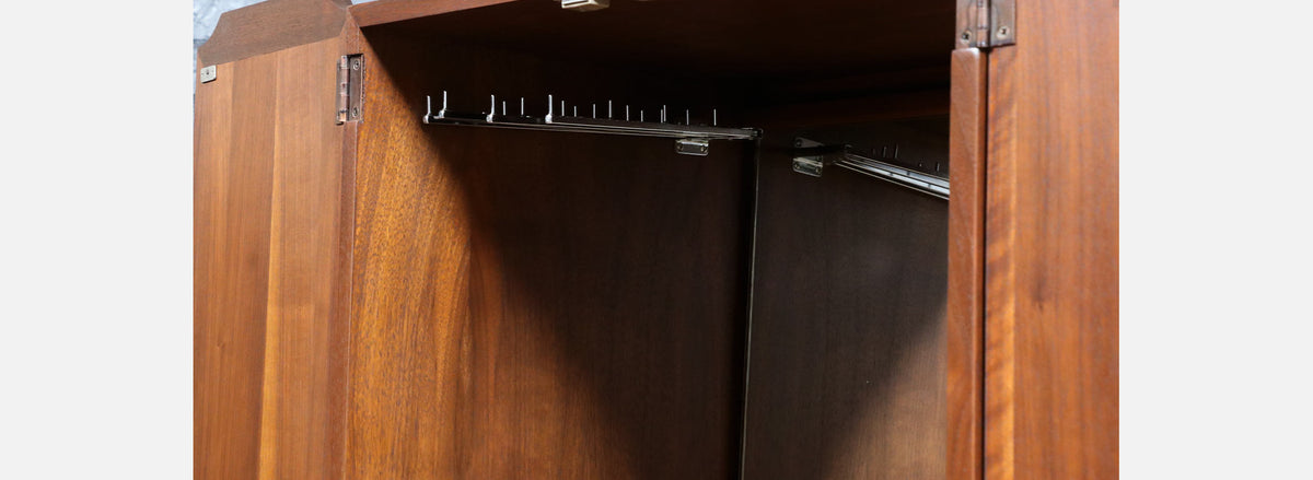 Jack Cartwright Gentlemen's Wardrobe Dressing Cabinet w/ Mirror