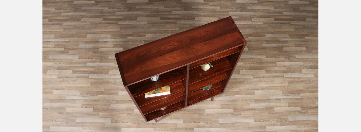 Danish Modern Brazilian Rosewood Bookshelf by Carlo Jensen