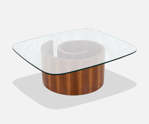 Vladimir Kagan Sculpted “Snail” Coffee Table for Selig