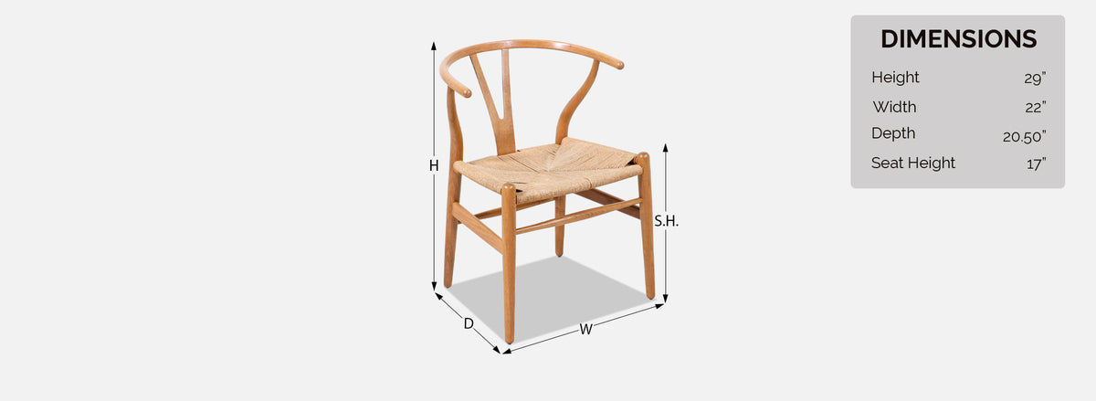 Iconic Hans J. Wegner “Wishbone” Oak Arm Chair for Carl Hansen & Søn