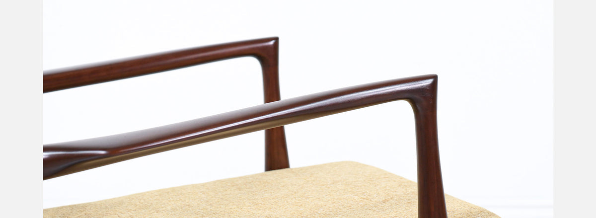 Danish Modern Sculpted Lounge Chairs by Ib Kofod-Larsen for Selig