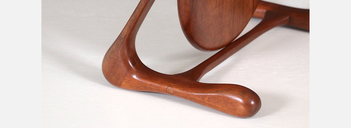 Mid-Century Modern Studio Crafted Table Mirror