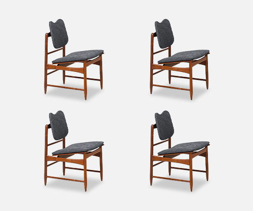 Greta M. Grossman Sculpted Dining Chairs for Glenn of California
