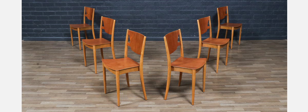 Børge Mogensen Stackable Dining Chairs for C.M. Madsens