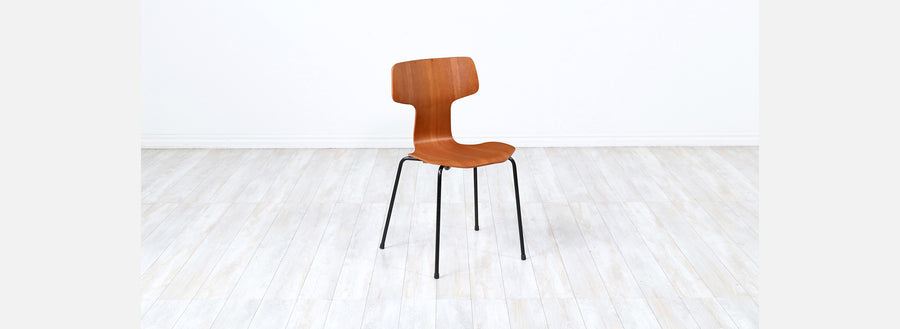 Arne Jacobsen Model-3103 Teak Chair for Fritz Hansen