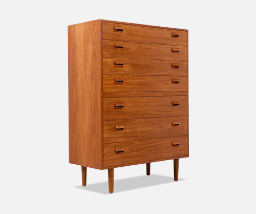 Danish Modern Teak Chest of Drawers by Børge Mogensen for Søborg Møbler