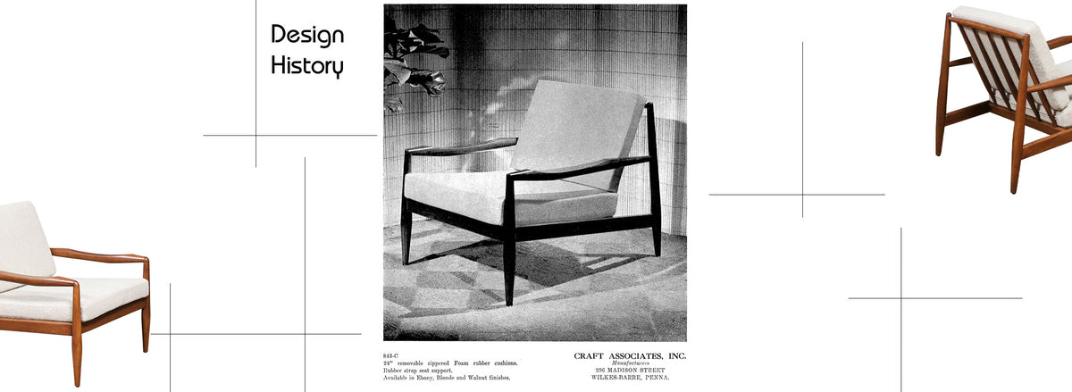 Adrian Pearsall Model 843-C Sculptural Lounge Chair for Craft Associates