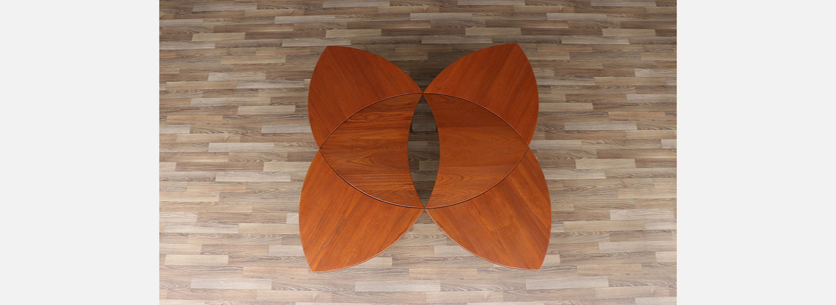 Peter Hvidt Modular Teak & Brass Coffee Table for France & Son 