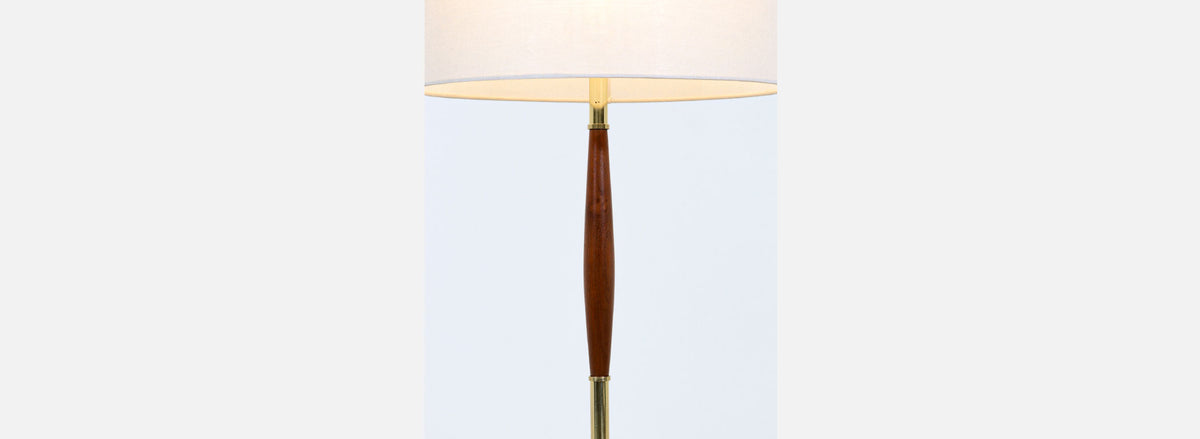 Gerald Thurston Brass Tripod Table Lamp