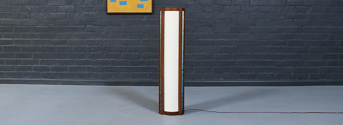 John Keal Mosaic Tile Floor Lamp for Modeline of CA
