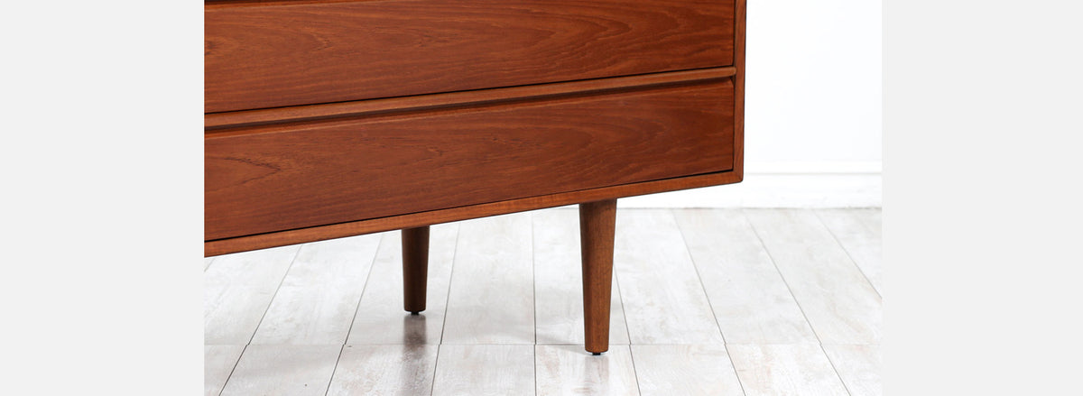Mid-Century Modern 8-Drawer Teak Dresser by Westnofa