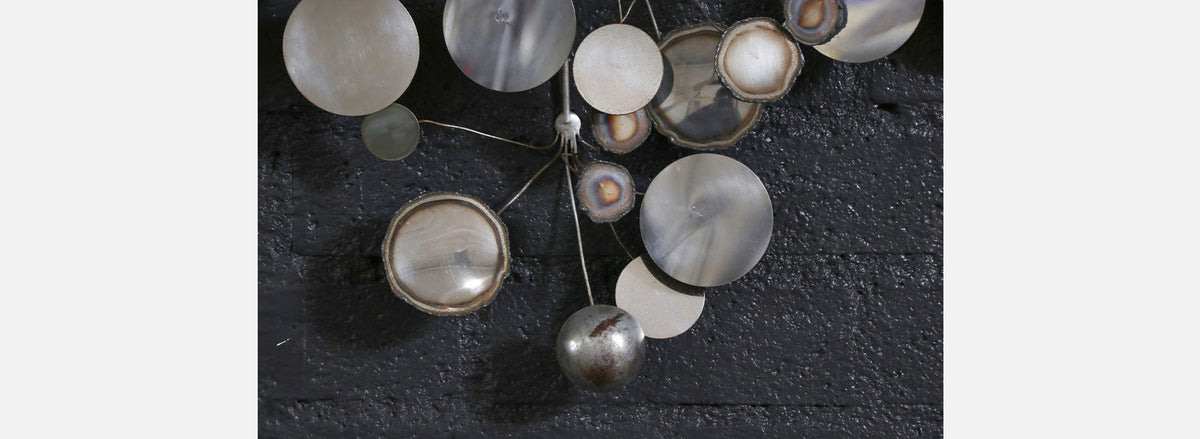 Californian Modern "Raindrop" Chrome Sculpture by Curtis Jere