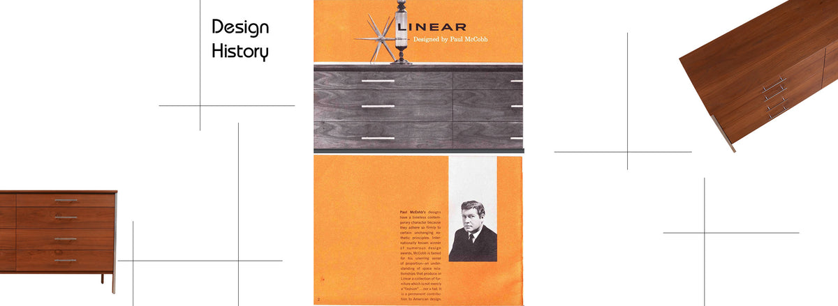 Paul McCobb "Linear Group" Walnut Dresser for Calvin Furniture