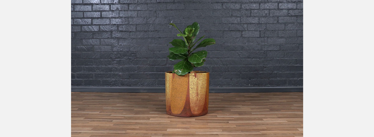 Californian Modern "Flame Glaze" Planter by David Cressey & Robert Maxwell 