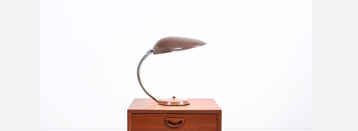 Greta M. Grossman "Cobra" Table Lamp for Ralph O. Smith