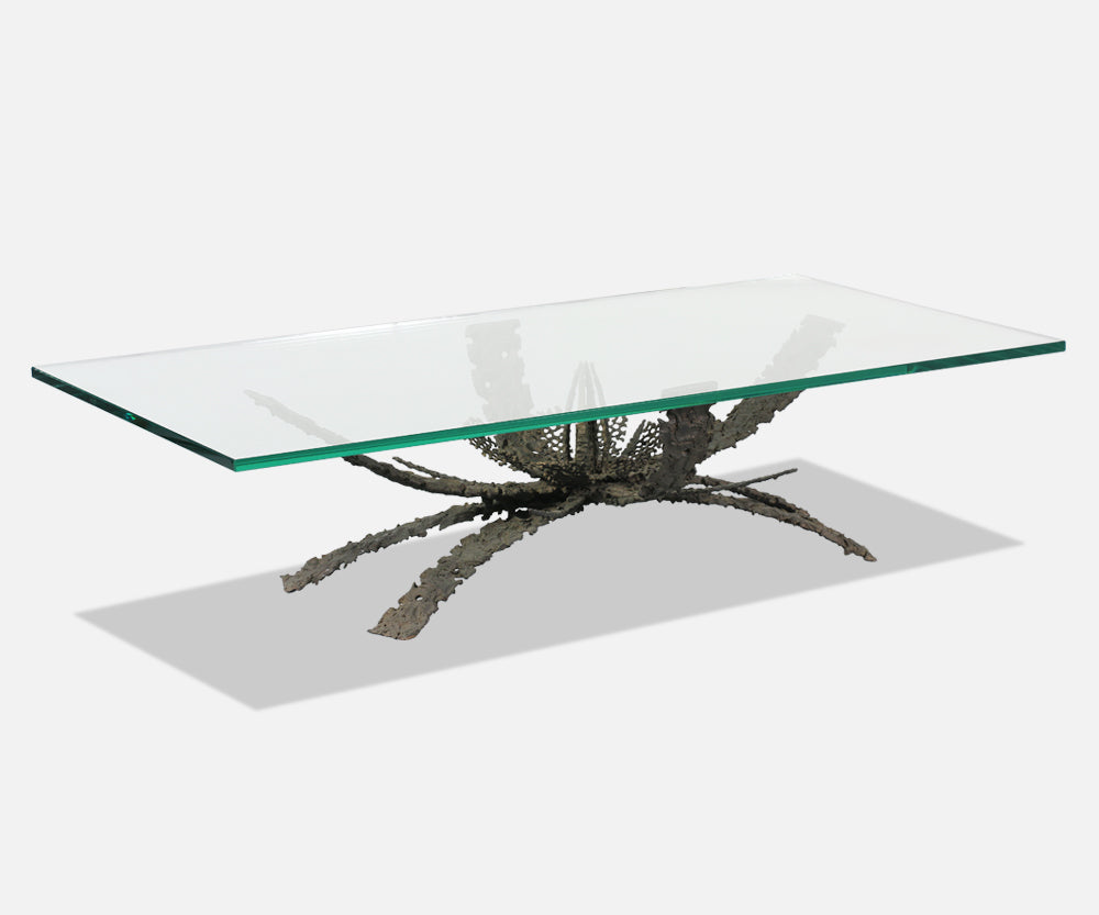 Daniel Gluck Abstract Bronze Coffee Table