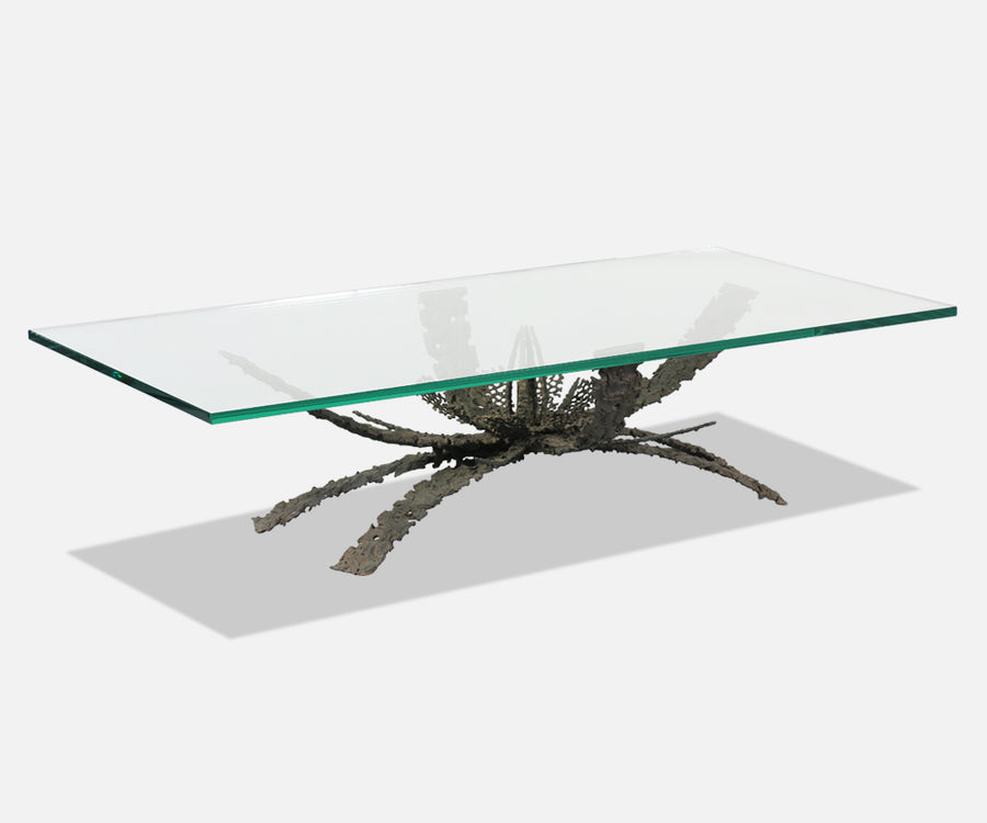 Daniel Gluck Abstract Bronze Coffee Table
