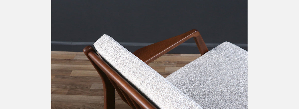 Danish Modern Sculpted Sofa by Ib Kofod-Larsen