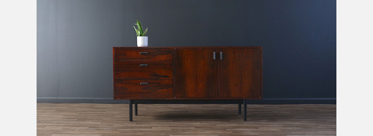 Jack Cartwright Rosewood Credenza for Founders 