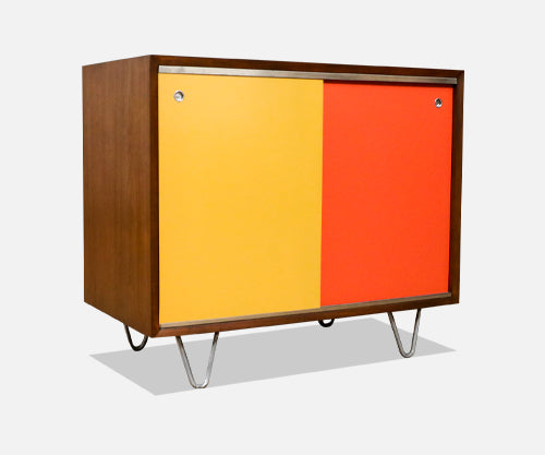 George Nelson Multi-Color Lacquered Cabinet for Herman Miller 