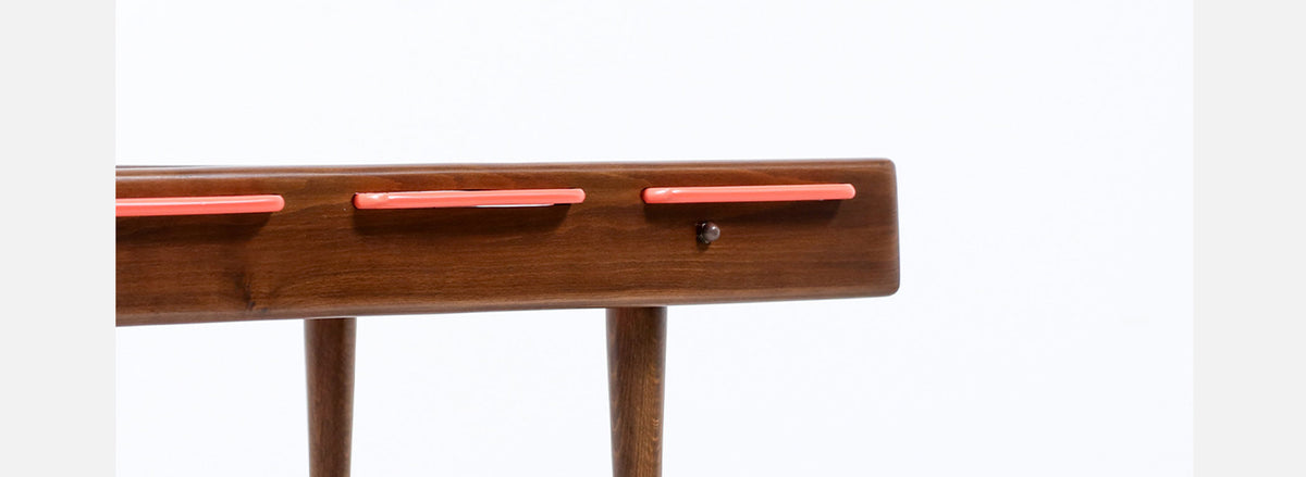 Mid-Century Modern Two-Tone Lacquered Coffee Table