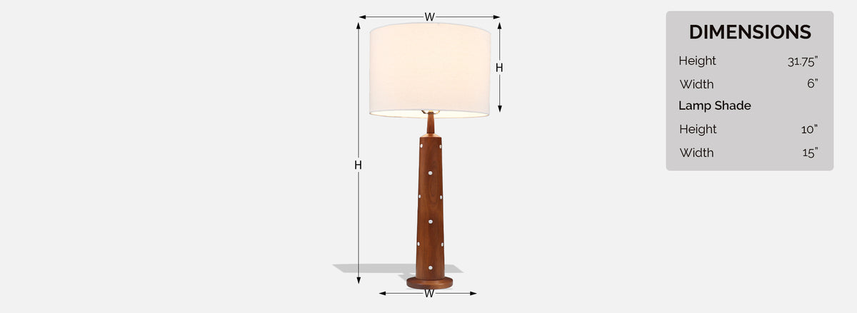Gordon & Jane Martz "Constellation" Ceramic Table Lamp
