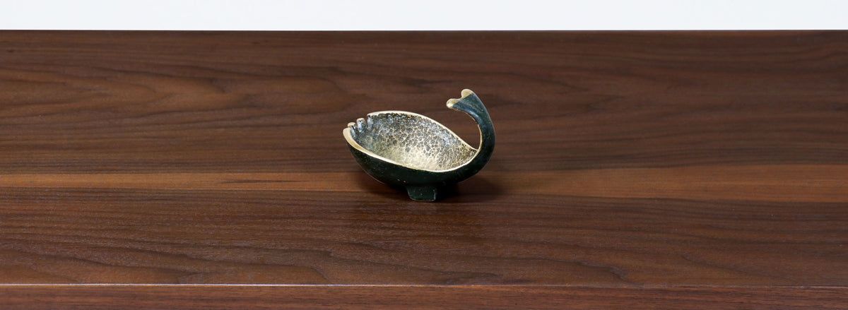 Maurice Ascalon Bronze Whale Ashtray for Pal-Bell Co.