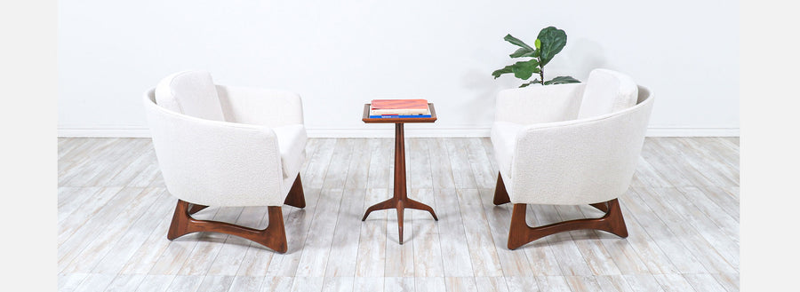 Adrian Pearsall Barrel Lounge Chairs for Craft Associates