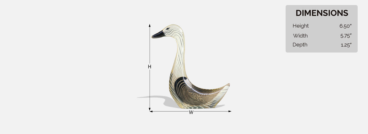 Abraham Palatnik Lucite Optic Art Swan Sculpture