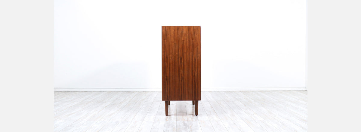 Mid-Century Modern Walnut Chest of Drawers by Westnofa