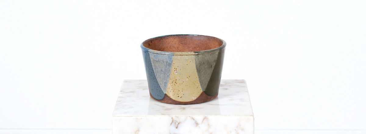 David Cressey Pro Artisan Flame Glaze Stoneware Vase