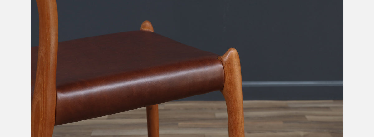 Niels Moller Model-78 Teak & Leather Desk Chair