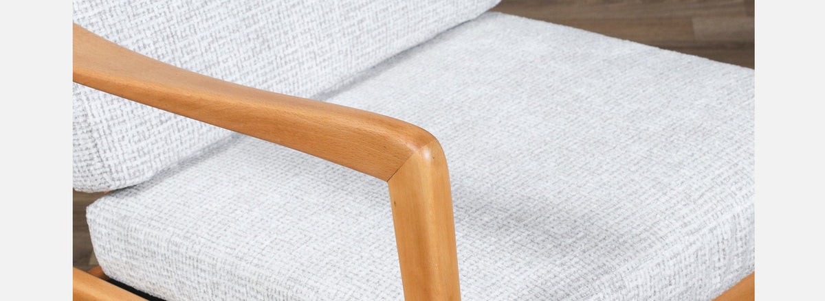 Folke Ohlsson Model "Tema 1" Beechwood Lounge Chairs for Dux