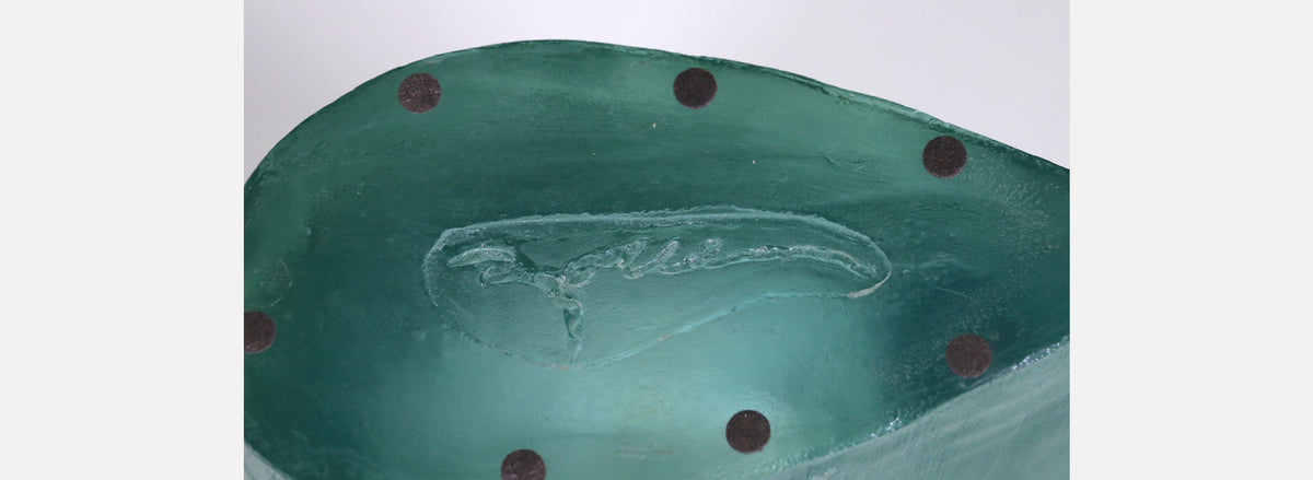 Terry Balle Resin Aqua Sculpture Vase