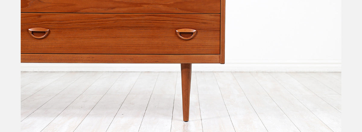 Danish Modern Teak Dresser by Kai Kristiansen