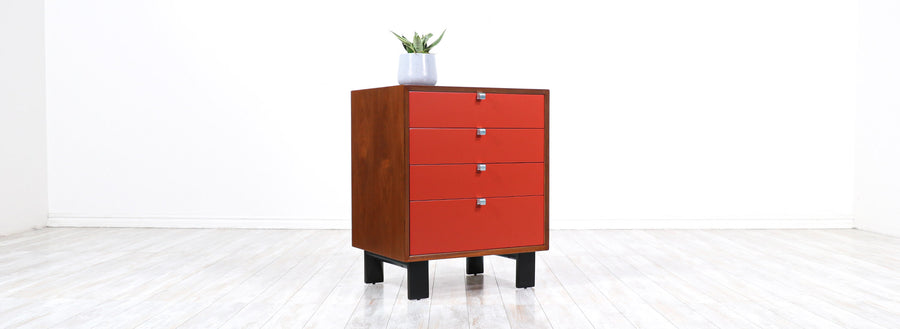 George Nelson Lacquered Chest of Drawers for Herman Miller