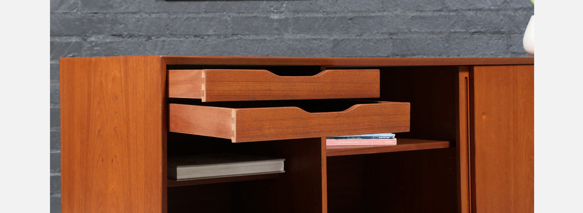 Danish Modern Teak Credenza by Aksel Kjersgaard